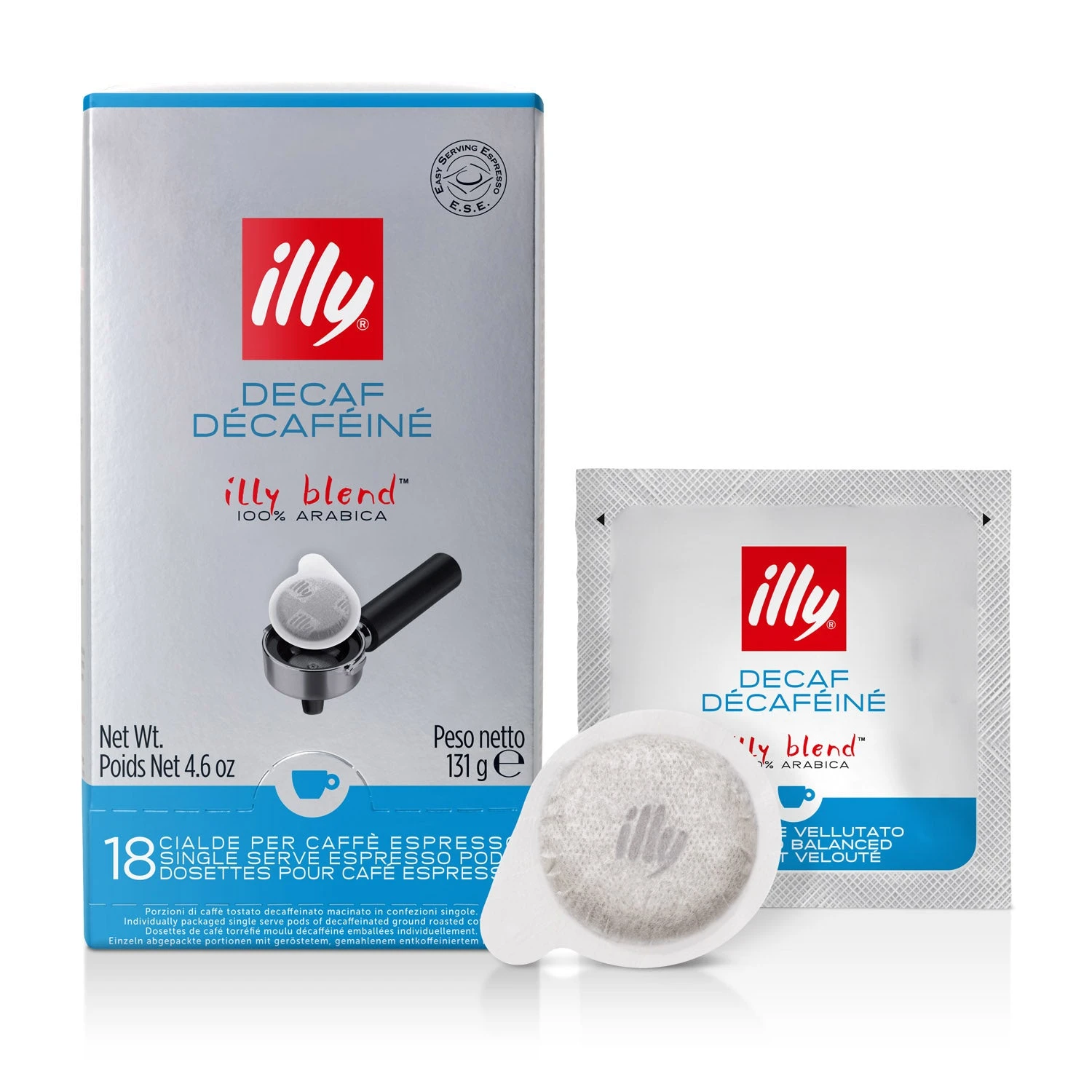 Illy E.S.E. Pods Classico Decaffeinated 3 Illy E.S.E. Pods Classico Decaffeinated
