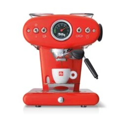 Illy X1 Anniversary E.S.E. Pod & Ground Coffee Machine - Red 12 Illy X1 Anniversary E.S.E. Pod & Ground Coffee Machine - Red -Gaggia Store 20294 X1 ECO RED FRONT 1 ESP EROG