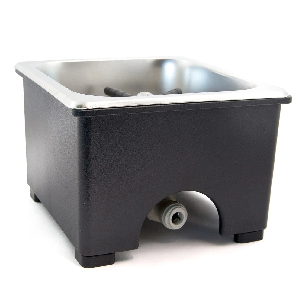 Barista Basics Counter Top Rinser - 6" X 6" X 2" Pan Size 4 Barista Basics Counter Top Rinser - 6" X 6" X 2" Pan Size - Image 2