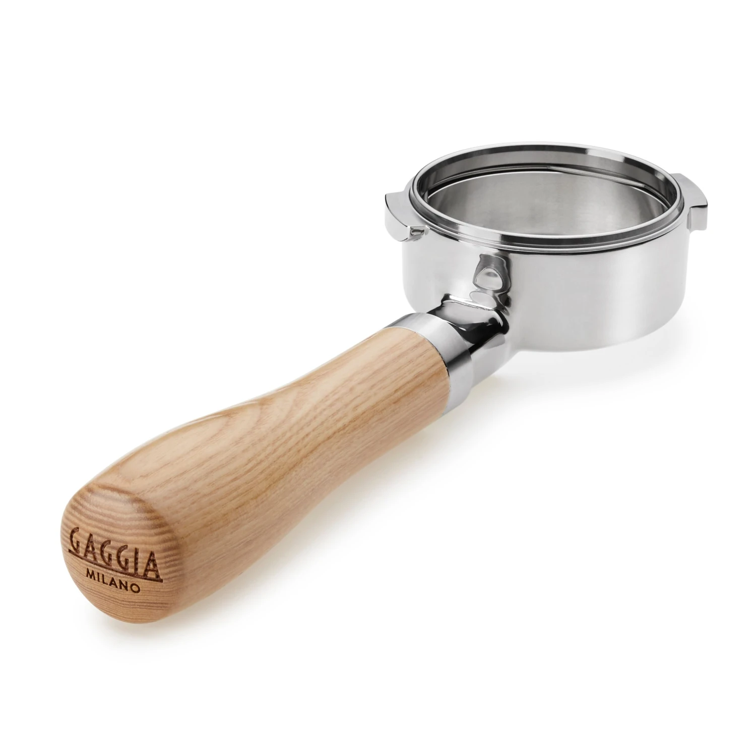 Gaggia Ashwood Handle Bottomless Portafilter 3 Gaggia Ashwood Handle Bottomless Portafilter