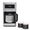 Braun KF7175SI BrewSense 10-Cup Coffee Maker - Stainless Steel 2 Braun KF7175SI BrewSense 10-Cup Coffee Maker - Stainless Steel -Gaggia Store Braun BrewSenseThermal KF7175SI withcoffee onwhite