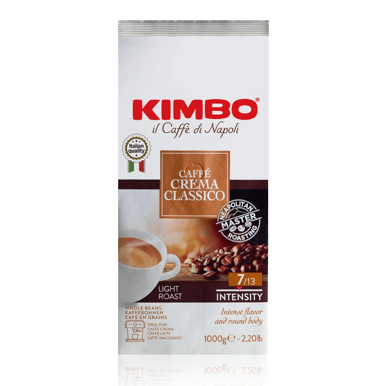 Kimbo Il Caffe Di Napoli CaffeCrema Classico Whole Bean 4 Kimbo Il Caffe Di Napoli CaffeCrema Classico Whole Bean - Image 2