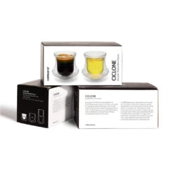 NotNeutral CICLONE 2.5oz Demitasse Double Walled Cups - Set Of 2 -Gaggia Store Ciclone Demitasse Boxing