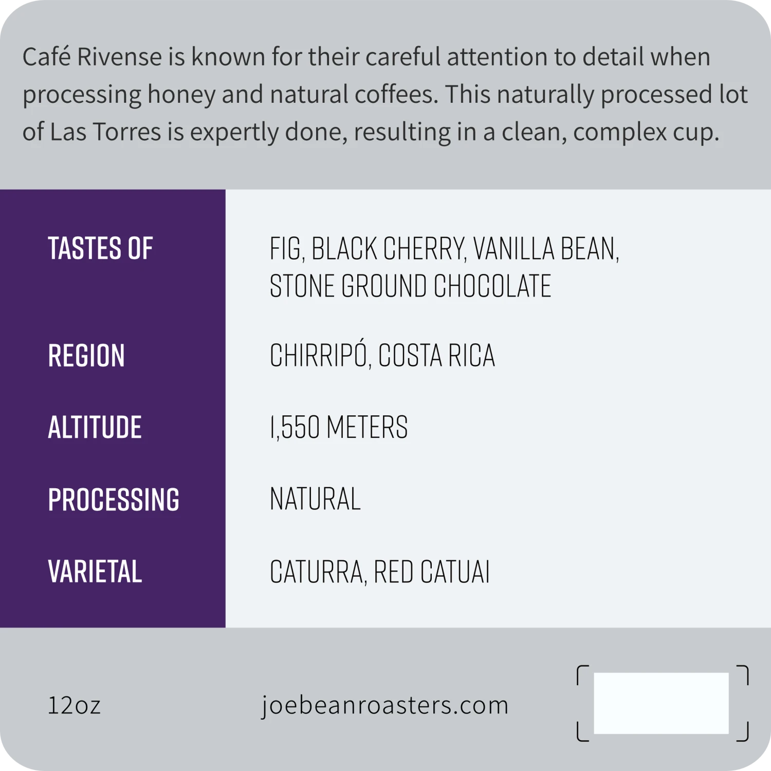 Joe Bean Costa Rica Finca Las Torres Natural Process 4 Joe Bean Costa Rica Finca Las Torres Natural Process - Image 2