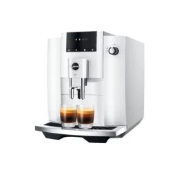 JURA E4 Automatic Espresso Machine In Piano White