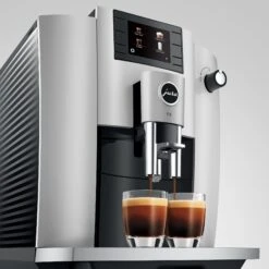 JURA E6 Automatic Espresso Machine In Platinum (NAA) -Gaggia Store E6 emo Pl 2EspPrep en