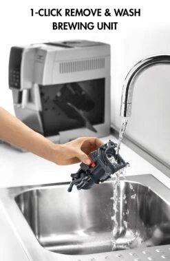 DeLonghi Dinamica LatteCrema Espresso Machine -Gaggia Store ECAM35075SIbrewinguniteasytowashalt 8