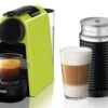 Nespresso Essenza Mini Espresso Machine By DeLonghi With Aeroccino - Lime Green -Gaggia Store EN85LAE