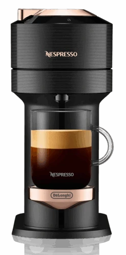 Nespresso Vertuo Next Premium Espresso Machine By DeLonghi - Black Rose Gold