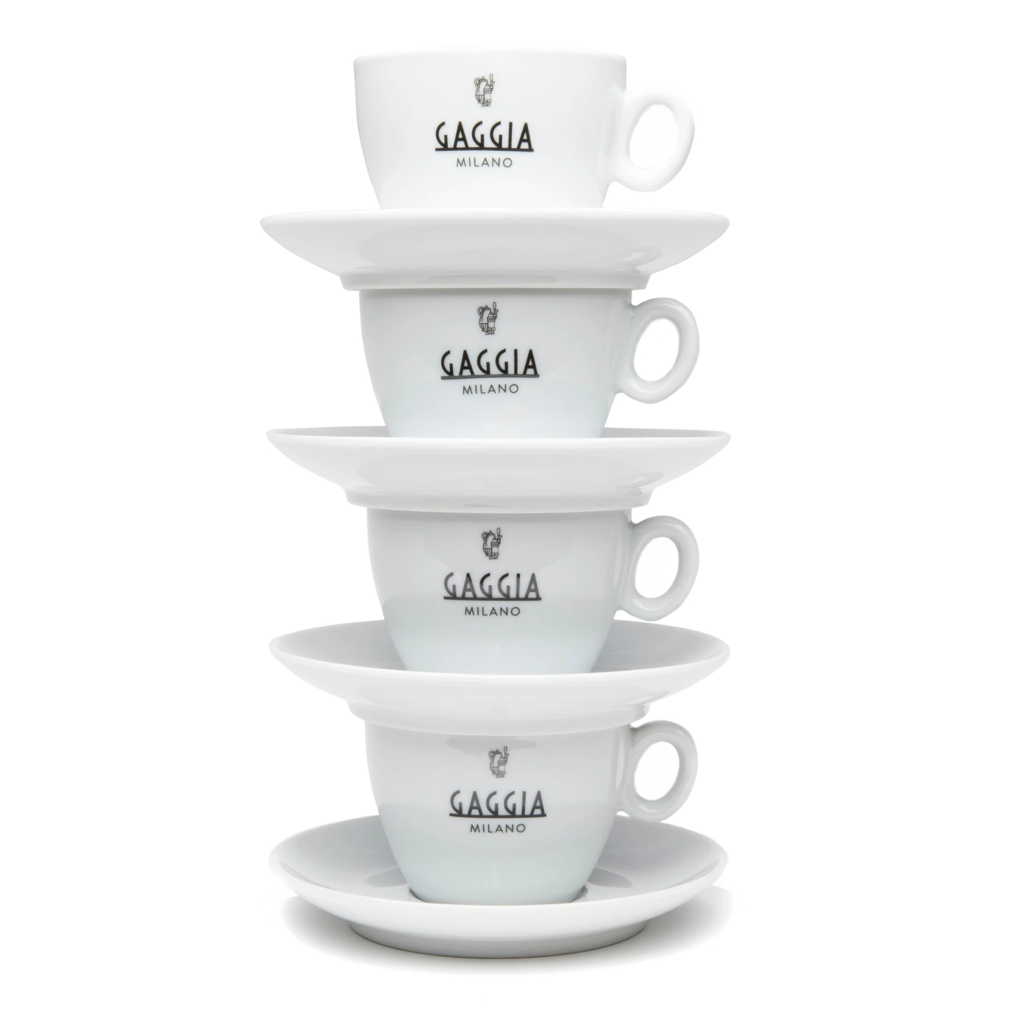 Gaggia Set Of 4 Cappuccino Cups 6 Gaggia Set Of 4 Cappuccino Cups - Image 4