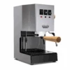 Gaggia Classic Evo Pro Semi-Automatic Espresso Machine With Olive Wood -Gaggia Store GACLASSICEVOPROOW Stainless Olive Bottomless EVO 1153