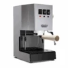 Gaggia Classic Evo Pro Semi-Automatic Espresso Machine With Tiger Maple -Gaggia Store GACLASSICEVOPROTM Stainless Maple Bottomless EVO 1153