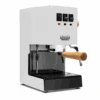 Gaggia Classic Evo Pro Espresso Machine In Polar White With Olive Wood 1 Gaggia Classic Evo Pro Espresso Machine In Polar White With Olive Wood -Gaggia Store GACLASSICEVOPROWHTOW White Olive Bottomless EVO 1153