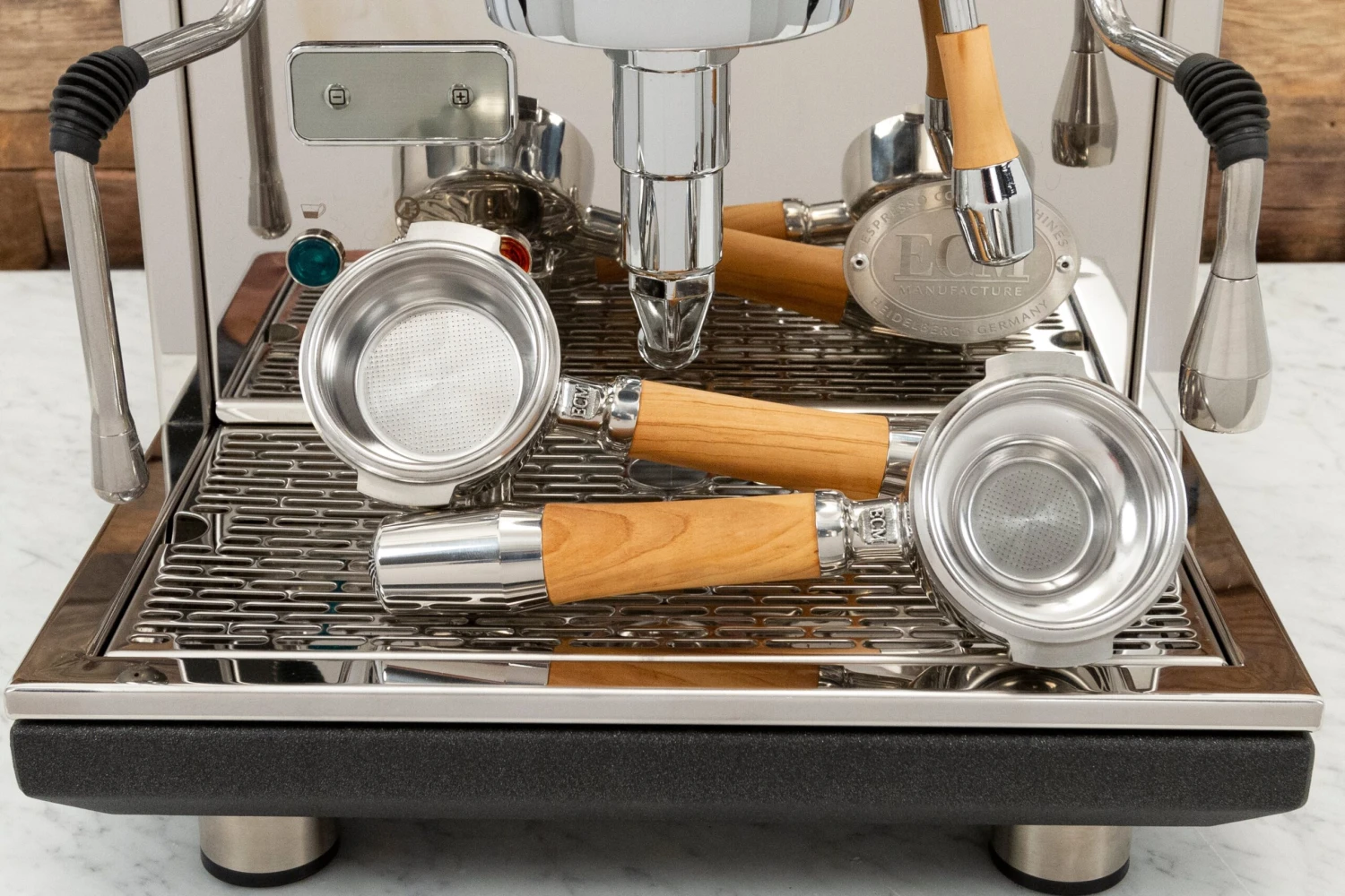 ECM Synchronika Espresso Machine - Olive Wood 7 ECM Synchronika Espresso Machine - Olive Wood - Image 5