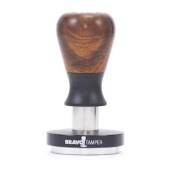 Bravo Espresso Tamper Dark Wood Handle 58.5 Mm
