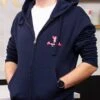 Bezzera Navy Blue Hooded Sweatshirt 2 Bezzera Navy Blue Hooded Sweatshirt -Gaggia Store IMG 5798