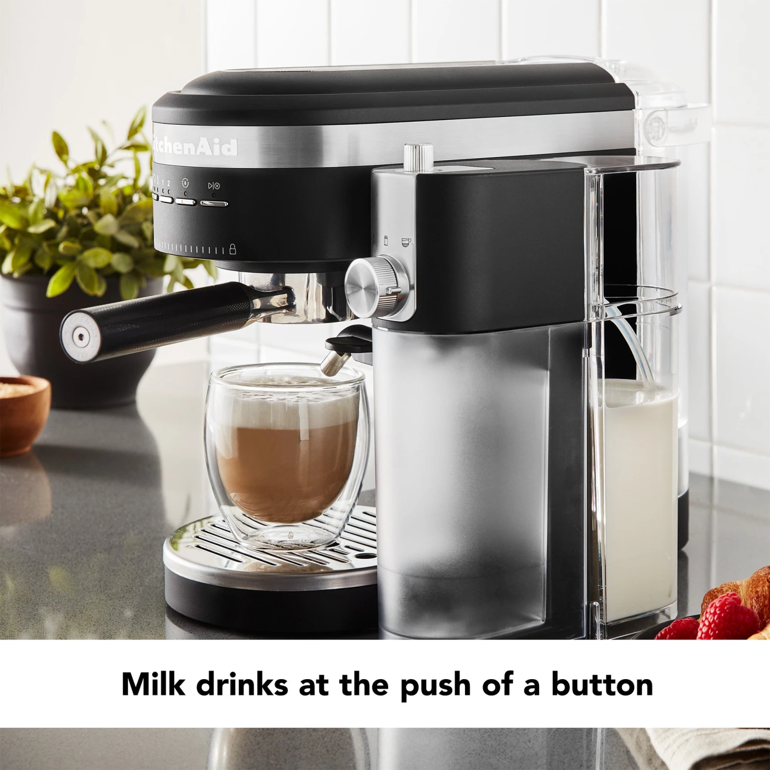 KitchenAid® Automatic Milk Frother Attachment - Brushed Stainless Steel 6 KitchenAid® Automatic Milk Frother Attachment - Brushed Stainless Steel - Image 4