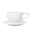 NotNeutral Large Latte Cup And Saucer - White 2 NotNeutral Large Latte Cup And Saucer - White -Gaggia Store LINO L Latte White