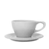 NotNeutral Small Latte Cup And Saucer - Light Gray -Gaggia Store LINO S Latte Gray