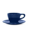NotNeutral Double Cappuccino Cup And Saucer - Indigo -Gaggia Store LINO dark blue double capp