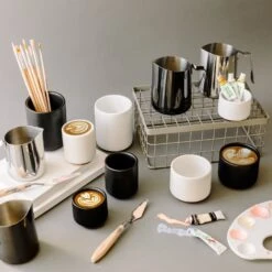 Fellow Eddy Steaming Pitcher 12oz - Polished Steel 10 Fellow Eddy Steaming Pitcher 12oz - Polished Steel -Gaggia Store MontyEddyxLatteArt FullLineUp PSD 2 82c14dd7 8ae0 4b28 a325 130aaa3027b6