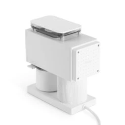 Fellow Ode Brew Grinder - Matte White -Gaggia Store OdeWhite Detail RearView