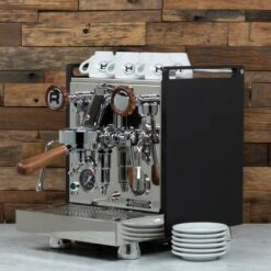 Rocket Espresso 6 Piece Espresso Cup And Saucer Set - White -Gaggia Store REESPCUP6PCWHT 0438