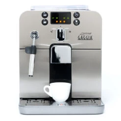 Gaggia Brera Espresso Machine In Silver 18 Gaggia Brera Espresso Machine In Silver -Gaggia Store brera front