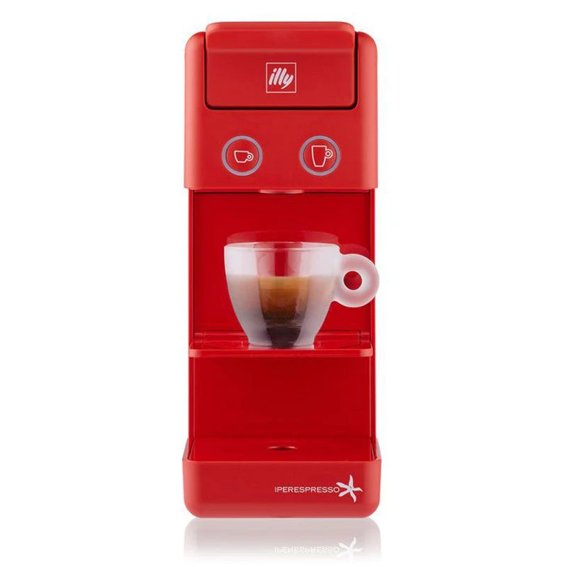 Illy Y3.2 IperEspresso Espresso & Coffee Machine In Red 3 Illy Y3.2 IperEspresso Espresso & Coffee Machine In Red