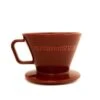 Saint Anthony Industries F70 Ceramic Flatbottom Pourover Brewer - Mahoney Brown 1 Saint Anthony Industries F70 Ceramic Flatbottom Pourover Brewer - Mahoney Brown -Gaggia Store mahoney brown