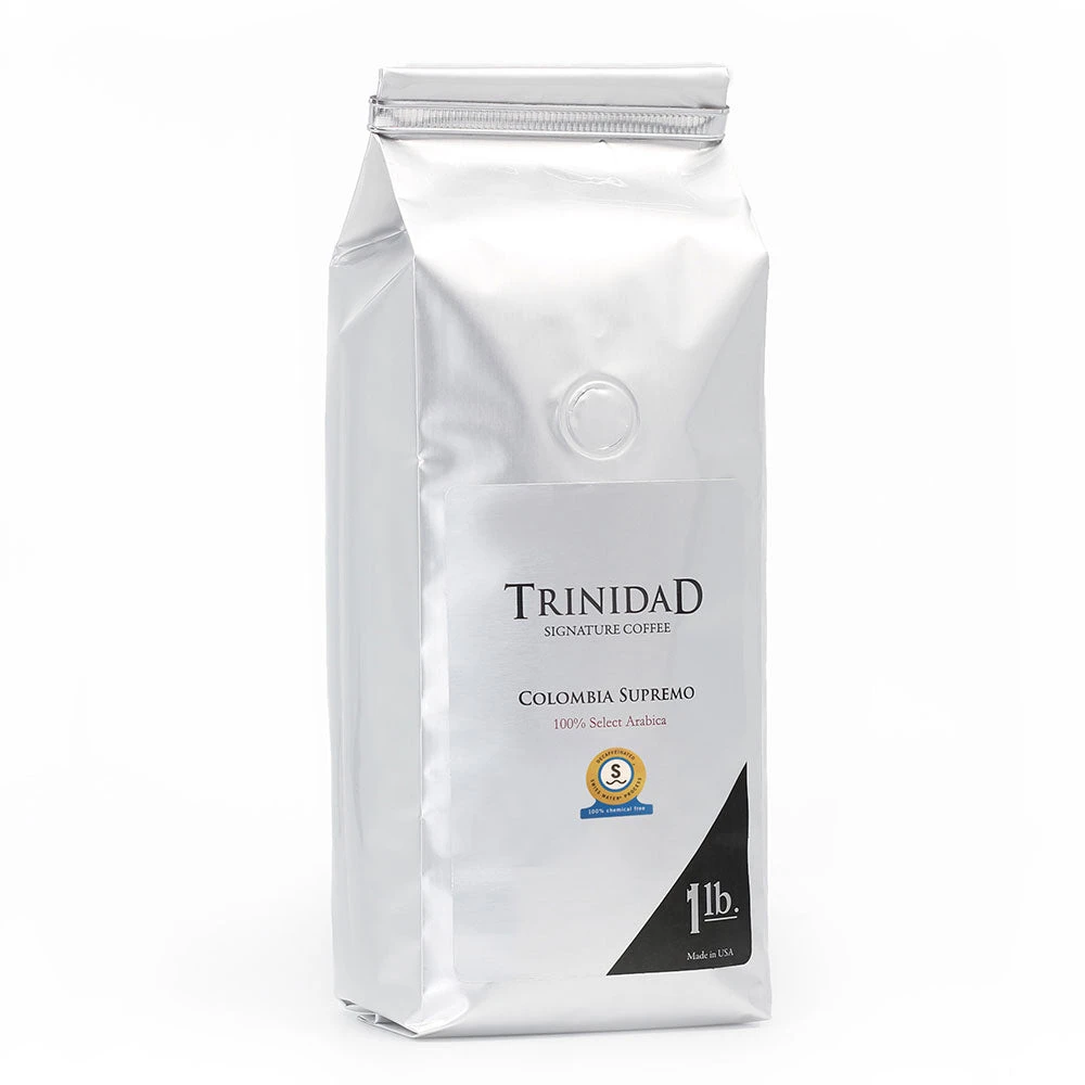 Trinidad Coffee Decaf Colombia Supremo 1lb Ground 3 Trinidad Coffee Decaf Colombia Supremo 1lb Ground